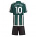 Billige Manchester United Marcus Rashford #10 Børnetøj Udebanetrøje til baby 2023-24 Kortærmet (+ korte bukser)